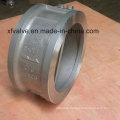 Wafer Type Double Disc Butterfly Flange End Check Valve